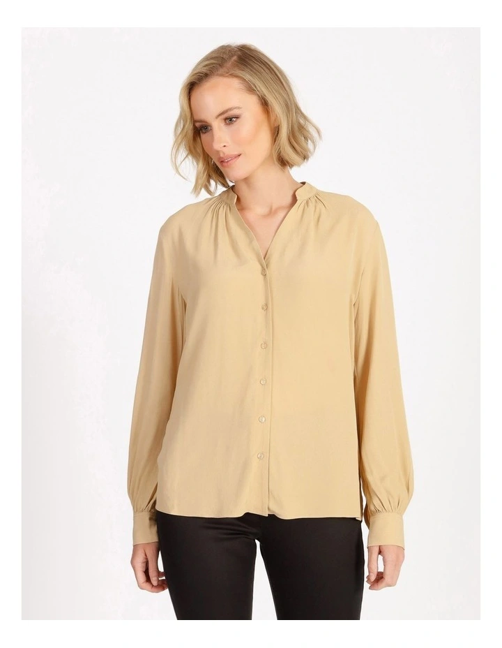Button through blouse clearance