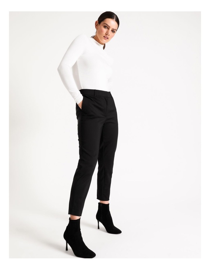 Cotton Sateen Pants Black