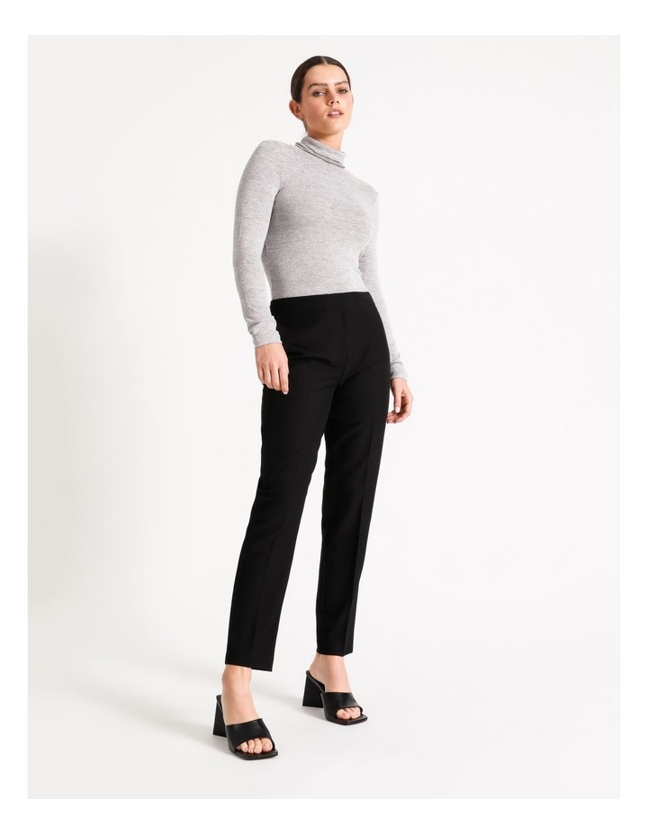 Slim Leg Pants Black