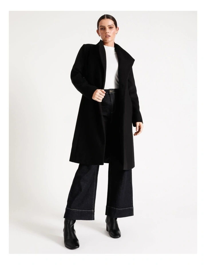 Myer black coat Clearance