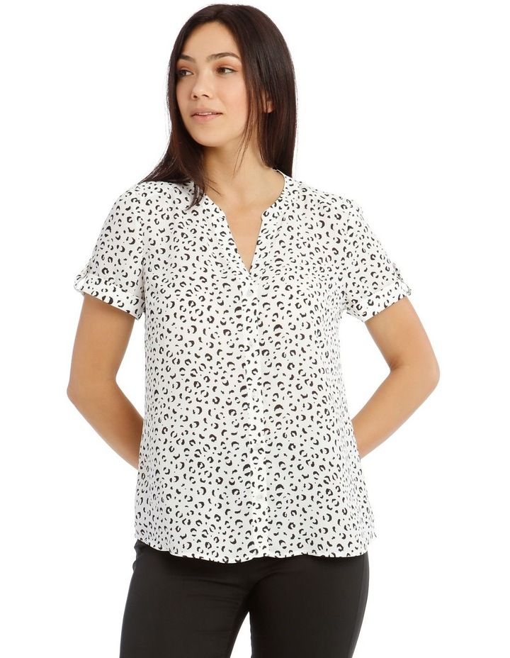 Basque Petites Short Sleeve VNeck Shirt MYER