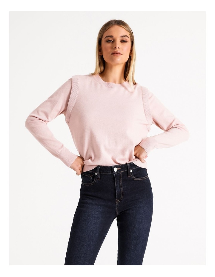Pale pink jumper womens Clearance