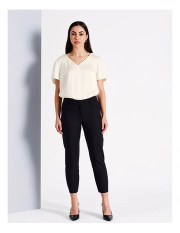Organic Cotton Blend Cotton Sateen in Black