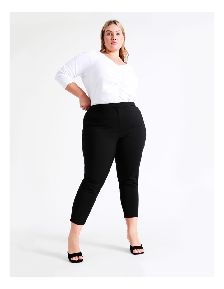 Cotton Sateen Pants Black