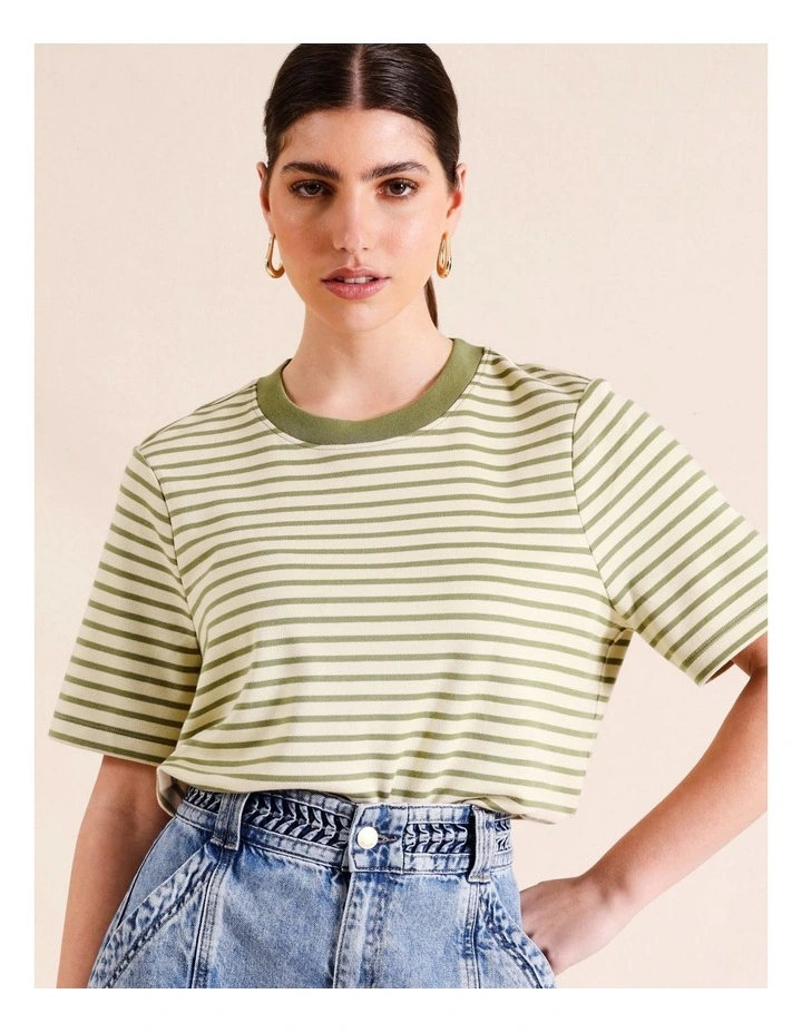 Organic Cotton Boyfriend Tee in Assorted image 1