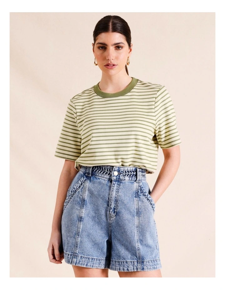 Organic Cotton Boyfriend Tee in Assorted image 4