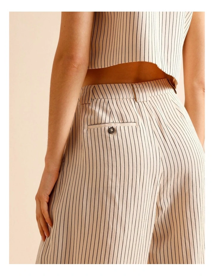 Lyocell Linen Blend Wide Leg Pants in Assorted image 5