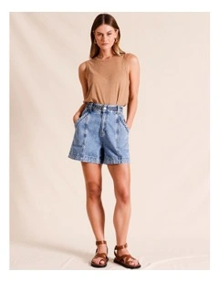 Denim Shorts in Blue