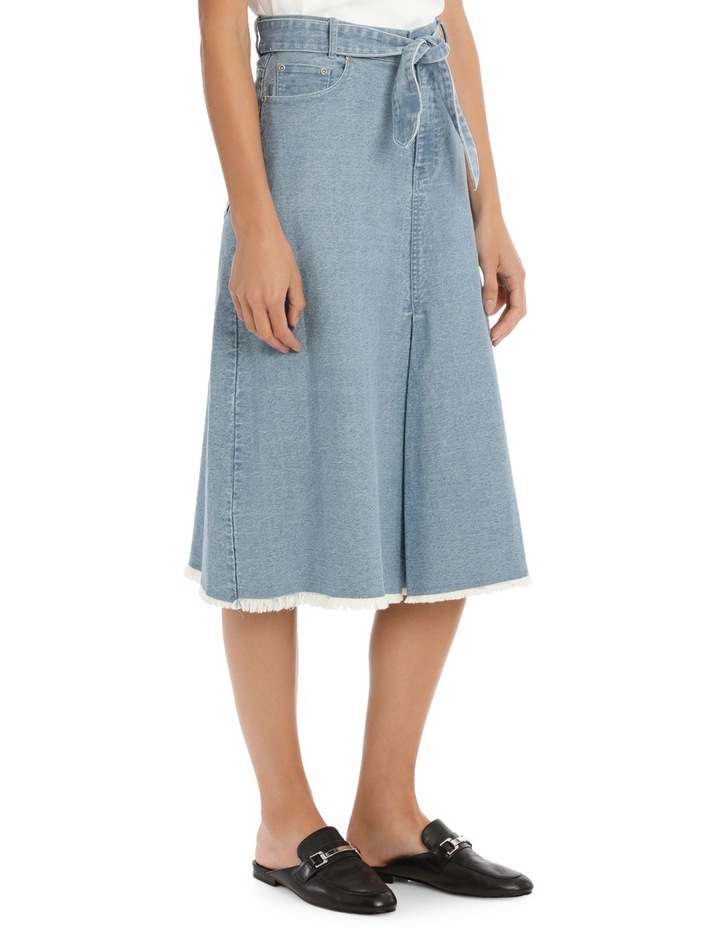 Piper Skirt Denim Mid Length MYER