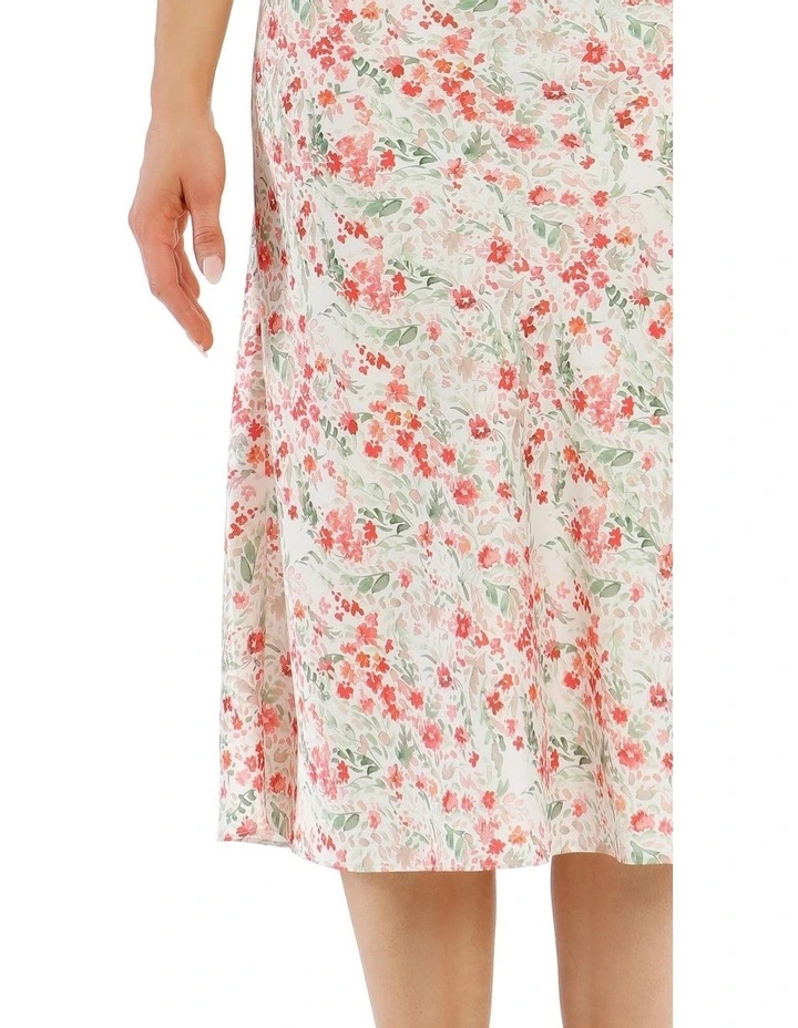 Printed Bias Cut Skirt image 4