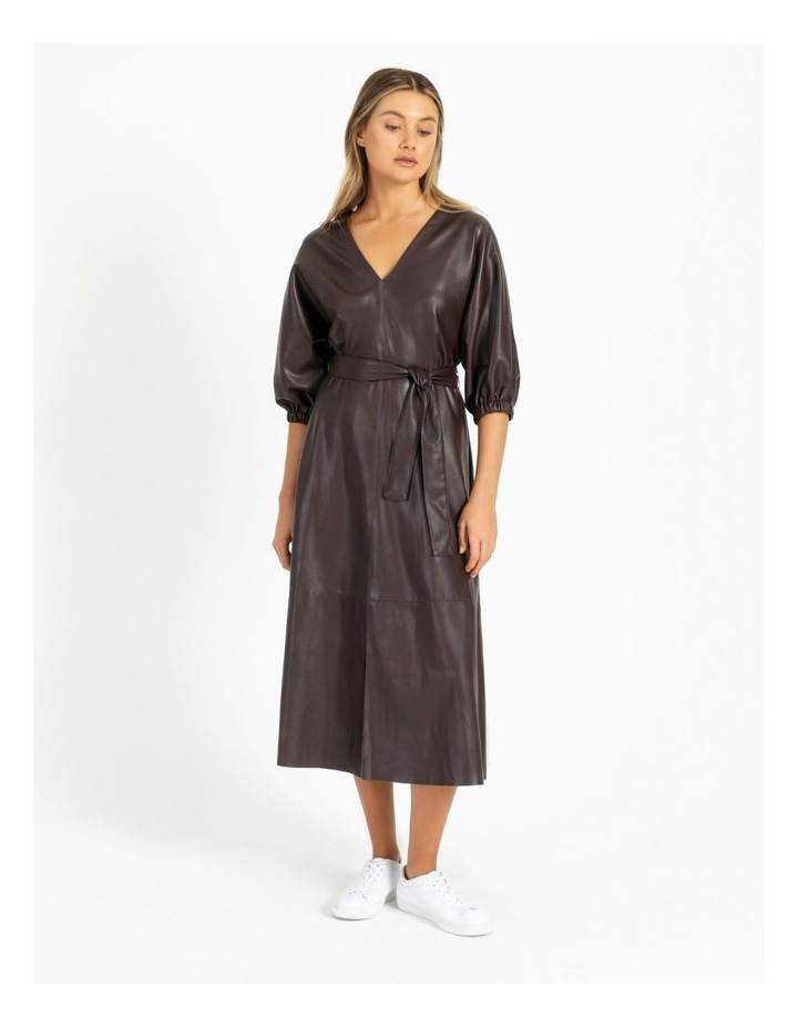 hope split puff dress