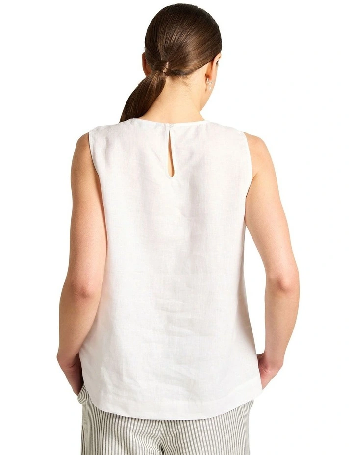 Carina Tank in White image 2