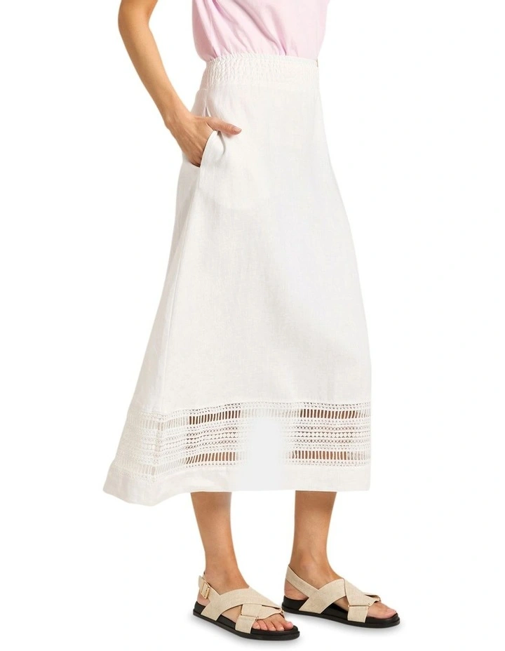 Yarra Trail Daisy Skirt in White MYER