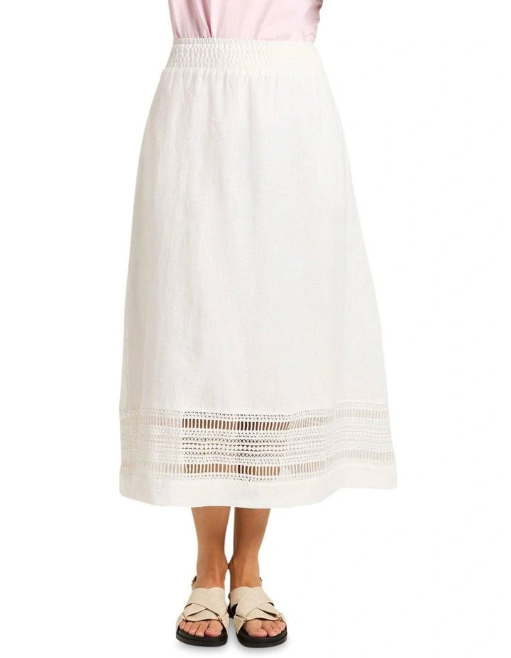 Yarra Trail Daisy Skirt in White MYER