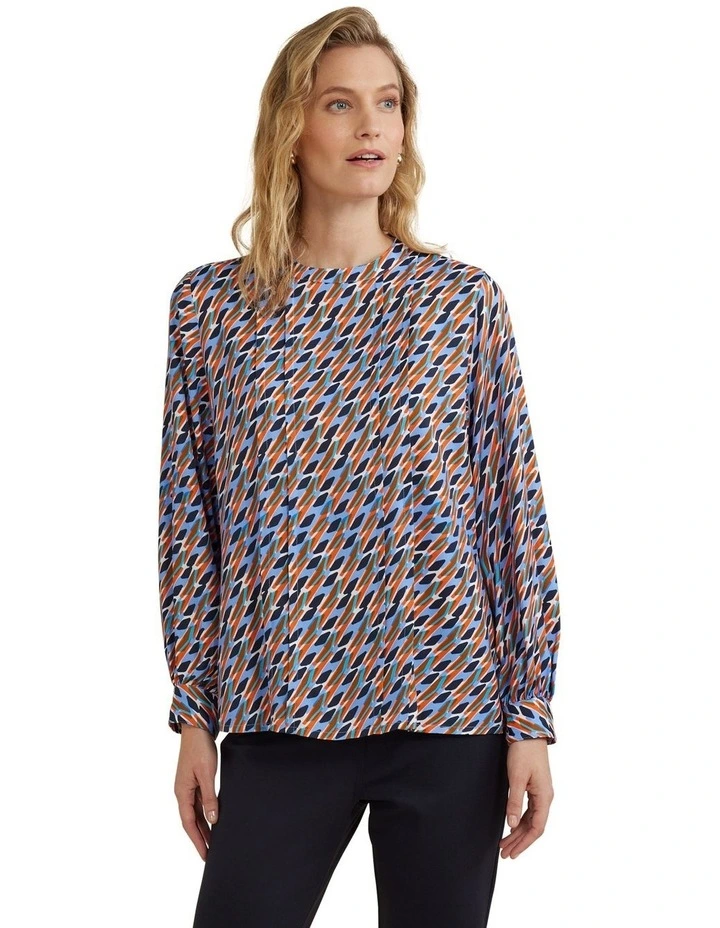 Top in Pantile Print image 1