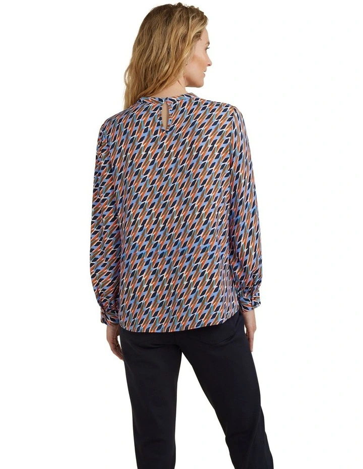 Top in Pantile Print image 2