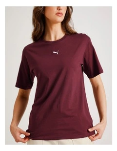 ESS Relaxed Tee in Red