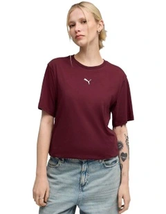 ESS Relaxed Tee in Red