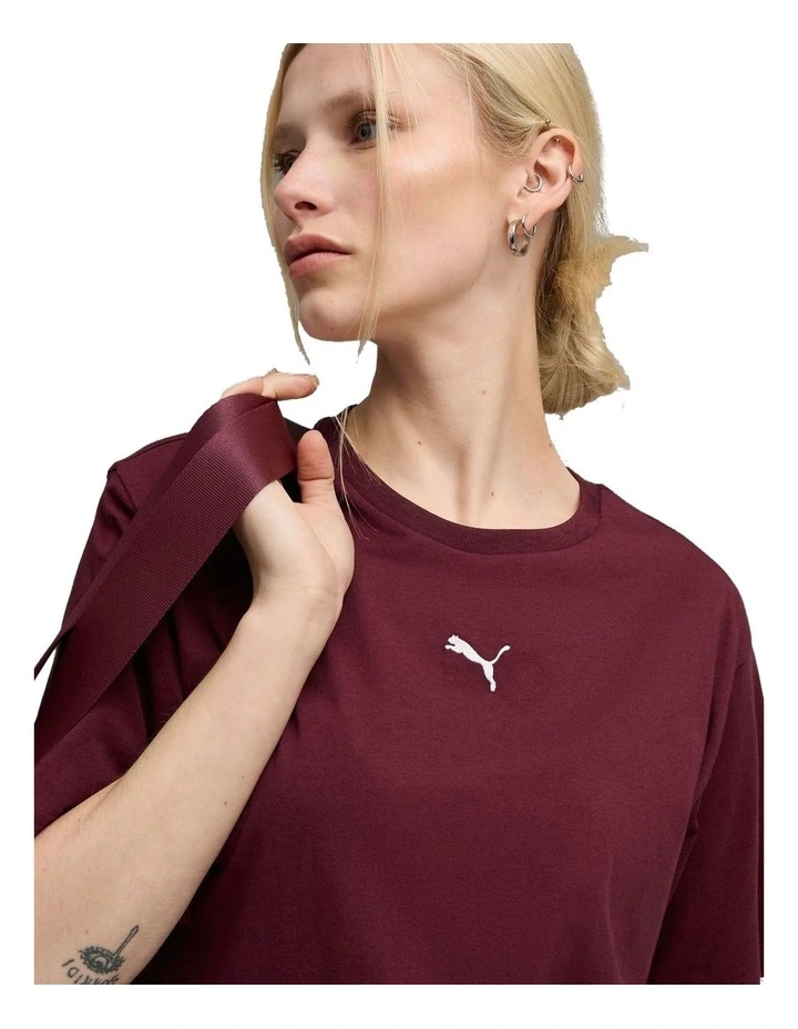 ESS Relaxed Tee in Red image 2