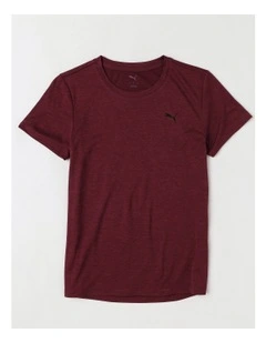 W Tad Essential Heather Tee in Red