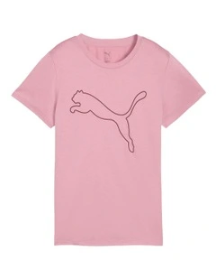 Tad Essential Heather Tee in Pink