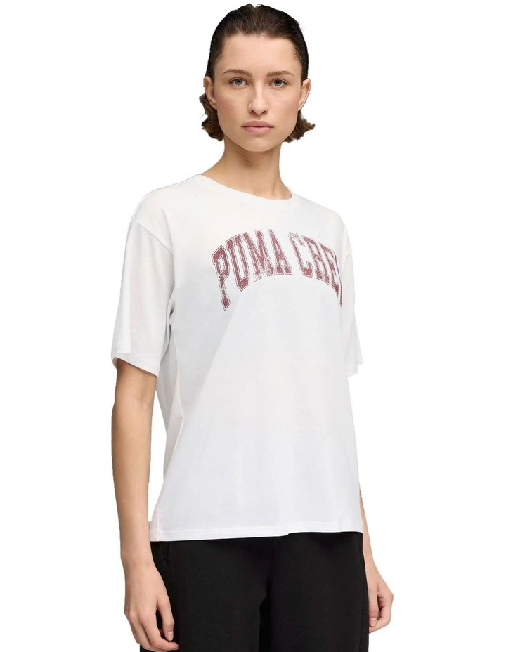 Crew Graphic Tee in White image 1