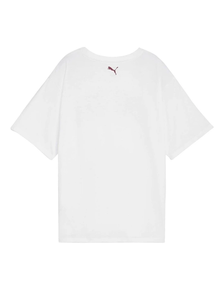 Crew Graphic Tee in White image 4