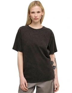 ESS Elevated Wash Tee in Black