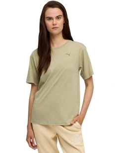 ESS Elevated Wash Tee in Green