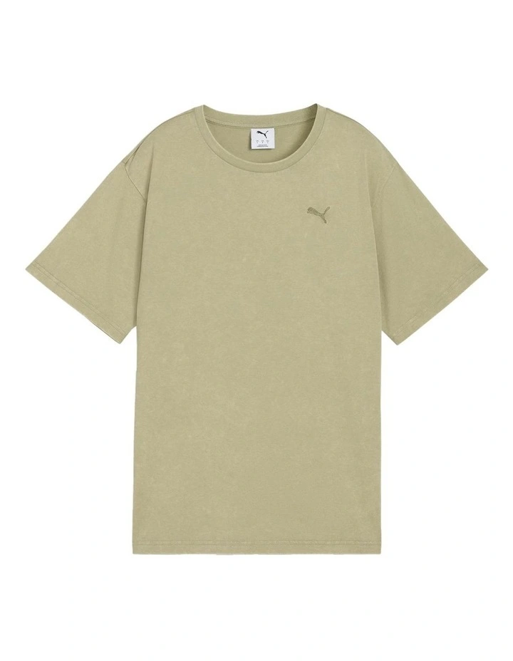 ESS Elevated Wash Tee in Green image 4