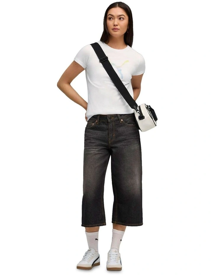 Graphic Tee in White image 3