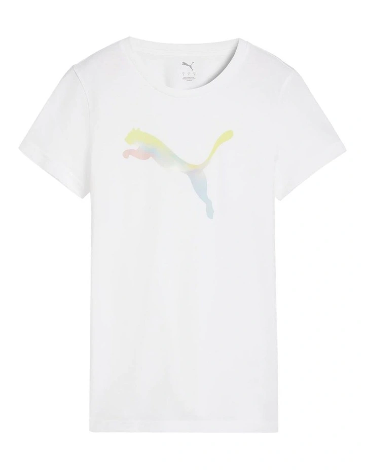 Graphic Tee in White image 4