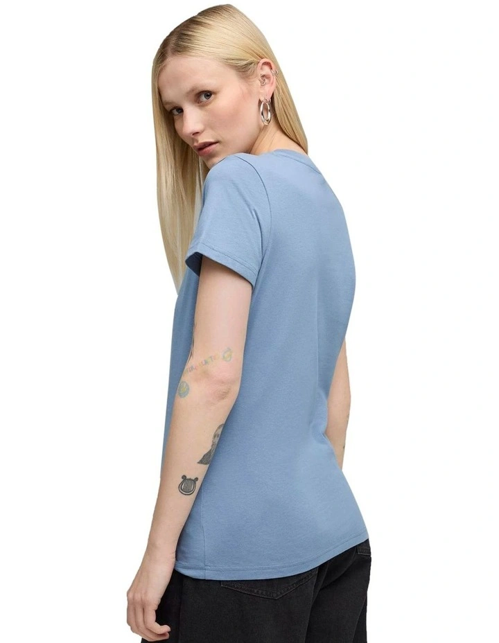 Graphic Tee in Blue image 2