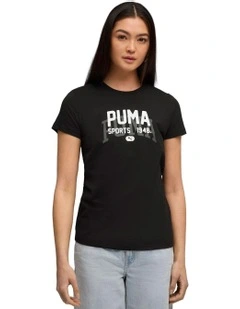 Graphic Tee T-shirt in Black