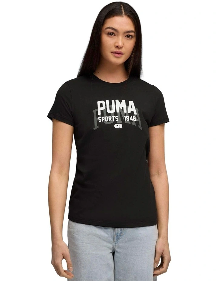 Graphic Tee T-shirt in Black image 1