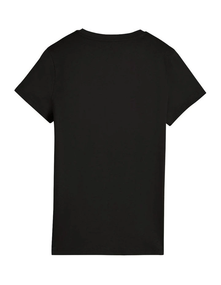 Graphic Tee T-shirt in Black image 5