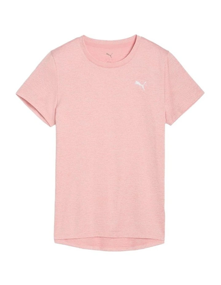 Tad Essential Heather Tee in Pink image 1