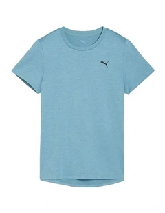Tad Essential Heather Tee in Blue
