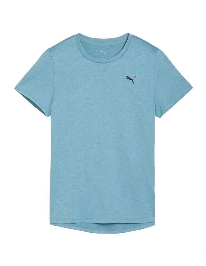 Tad Essential Heather Tee in Blue image 1