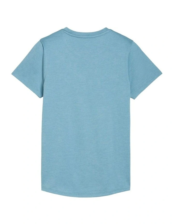 Tad Essential Heather Tee in Blue image 2