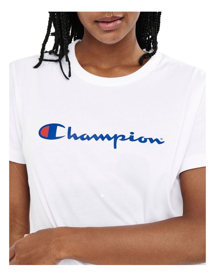 champion maxi cropped tee