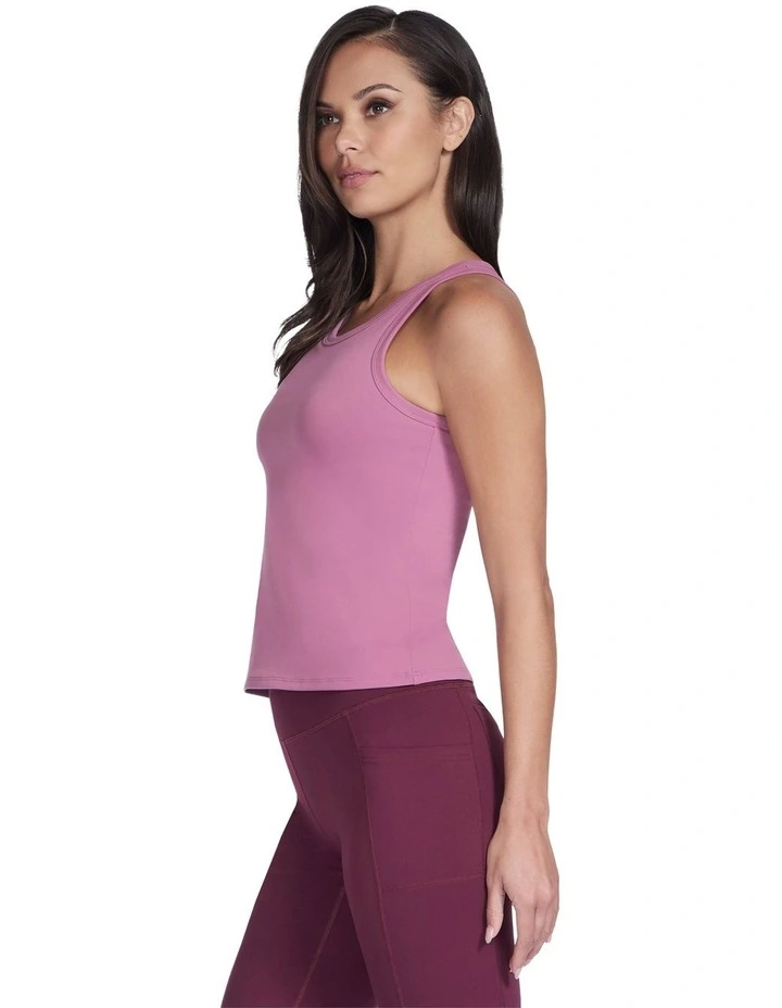 Go Walk Shelf Bra Tank in Pink image 3