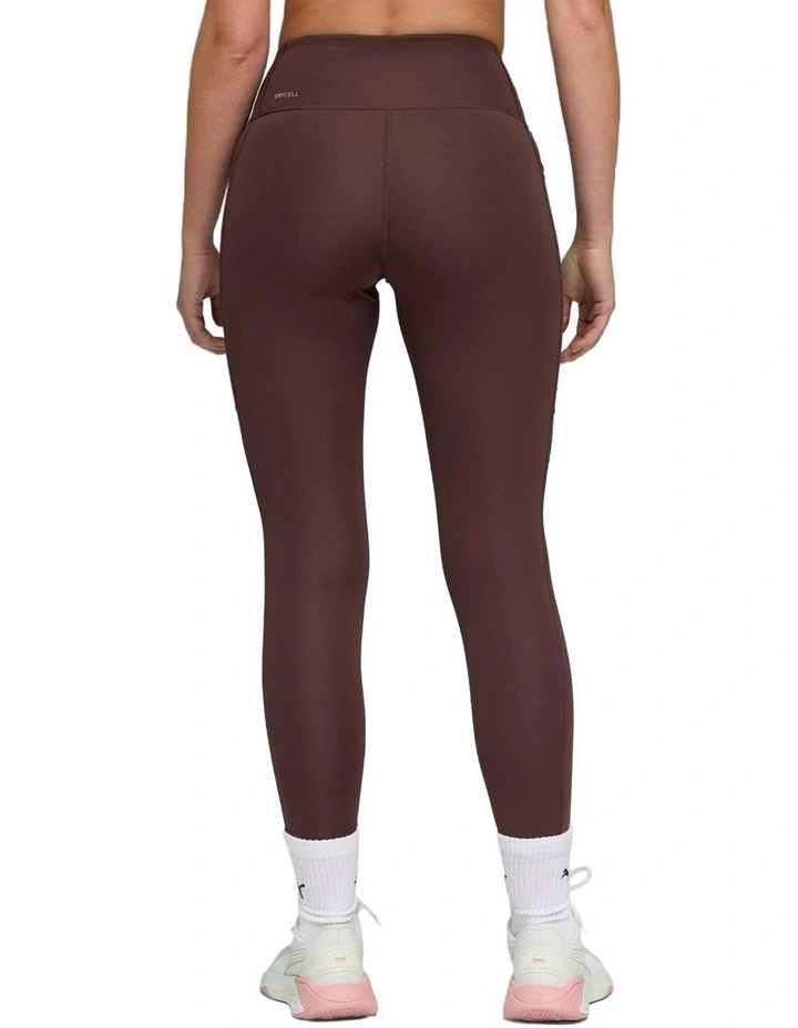 Tad Essential High Waist Tight 7/8 in Brown image 2