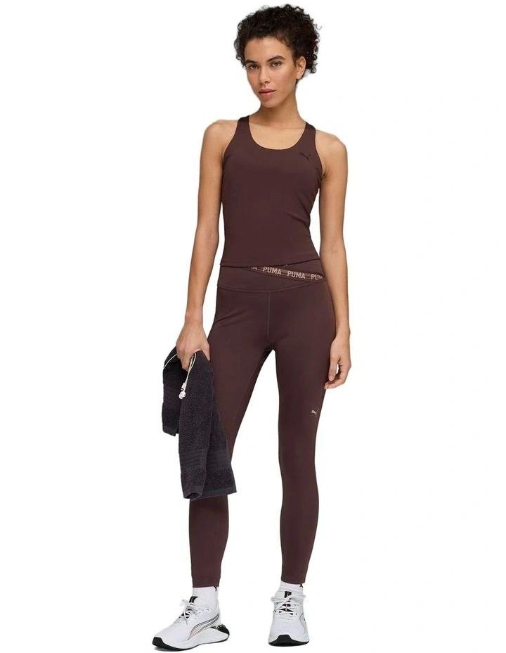 Tad Essential High Waist Tight 7/8 in Brown image 3