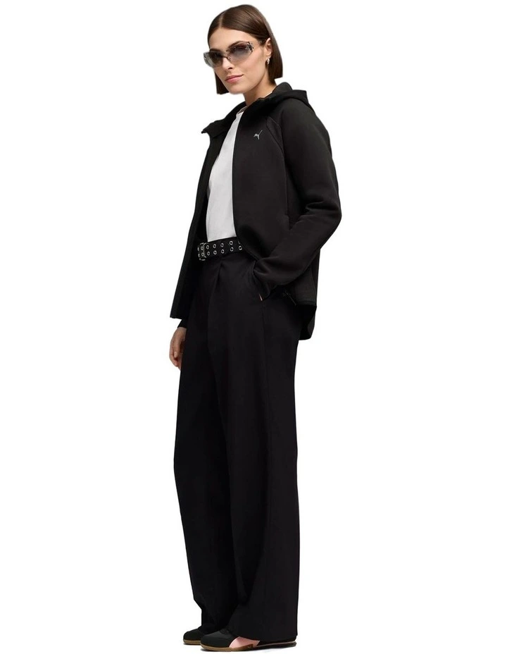 Evostripe Full-Zip Hoodie Dk in Black image 3