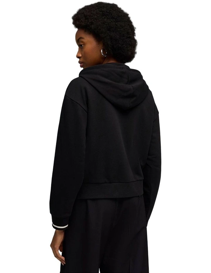 Class Full-Zip Hoodie in Black image 2