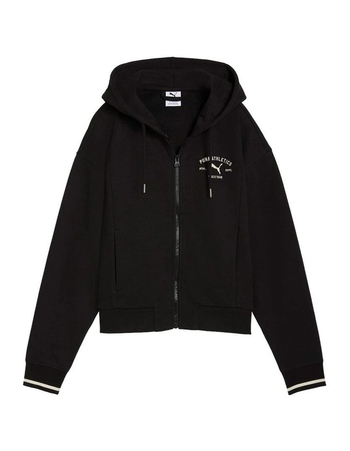 Class Full-Zip Hoodie in Black image 4