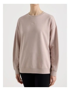 Ess Cat Logo Relaxed Crew FL