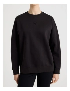 Ess Cat Logo Relaxed Crew FL