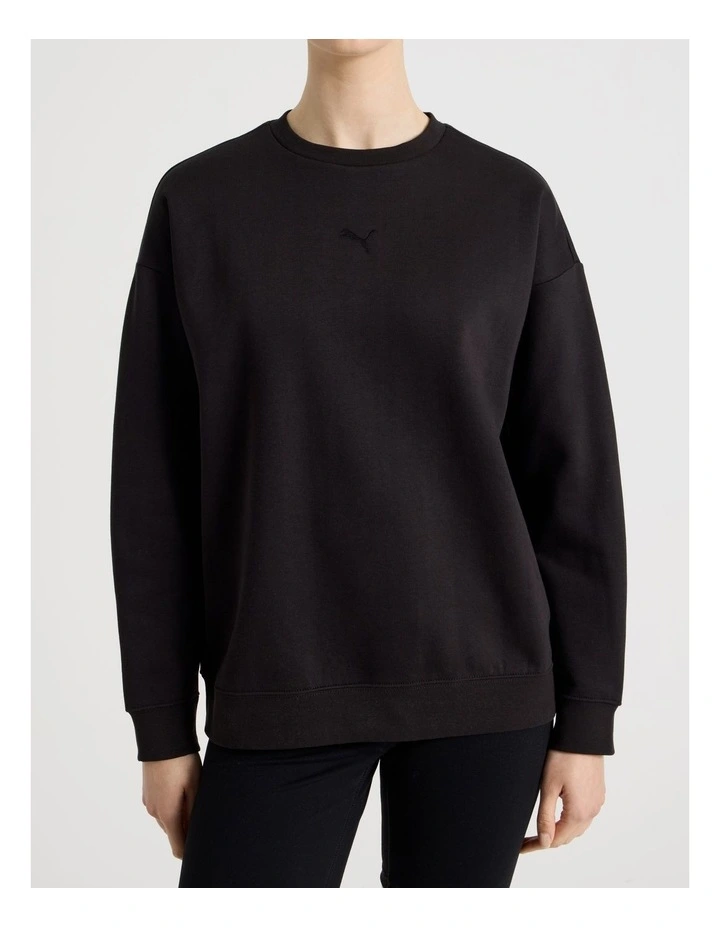 Ess Cat Logo Relaxed Crew FL image 1